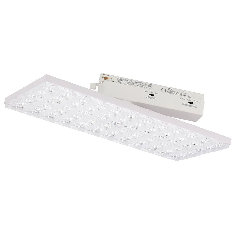 Lumiaria de calha LED CCT de 30 W 