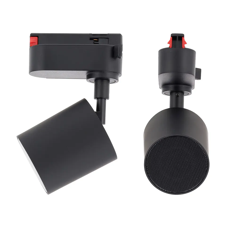 Altifalante Bluetooth monofÃ¡sico de 20 W para calha de iluminaÃ§Ã£o, preto 3