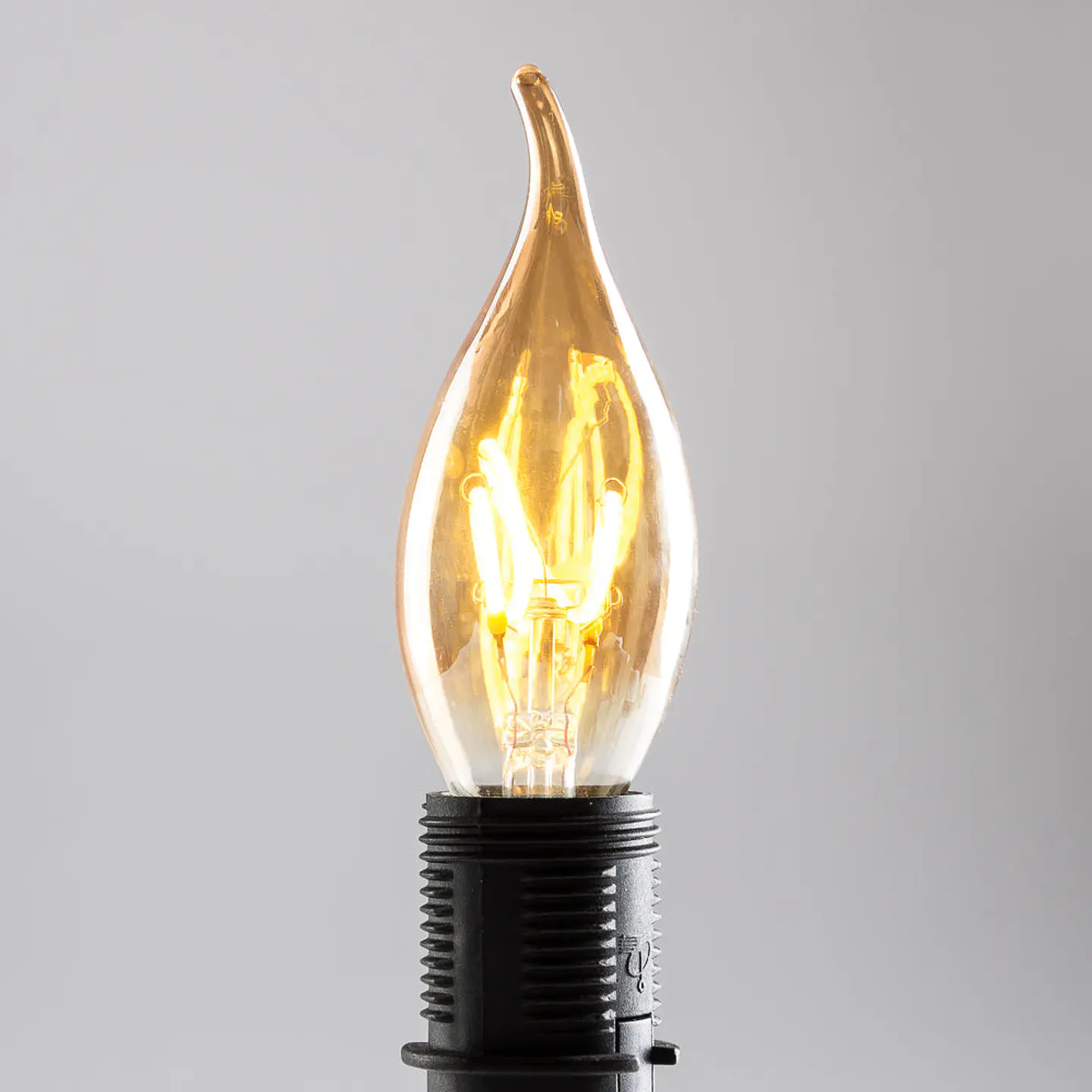 LÃ¢mpada LED E14 4W 380Lm 2700ÂºK Filamento 40.000H [WR-C35T-4W-R] 2