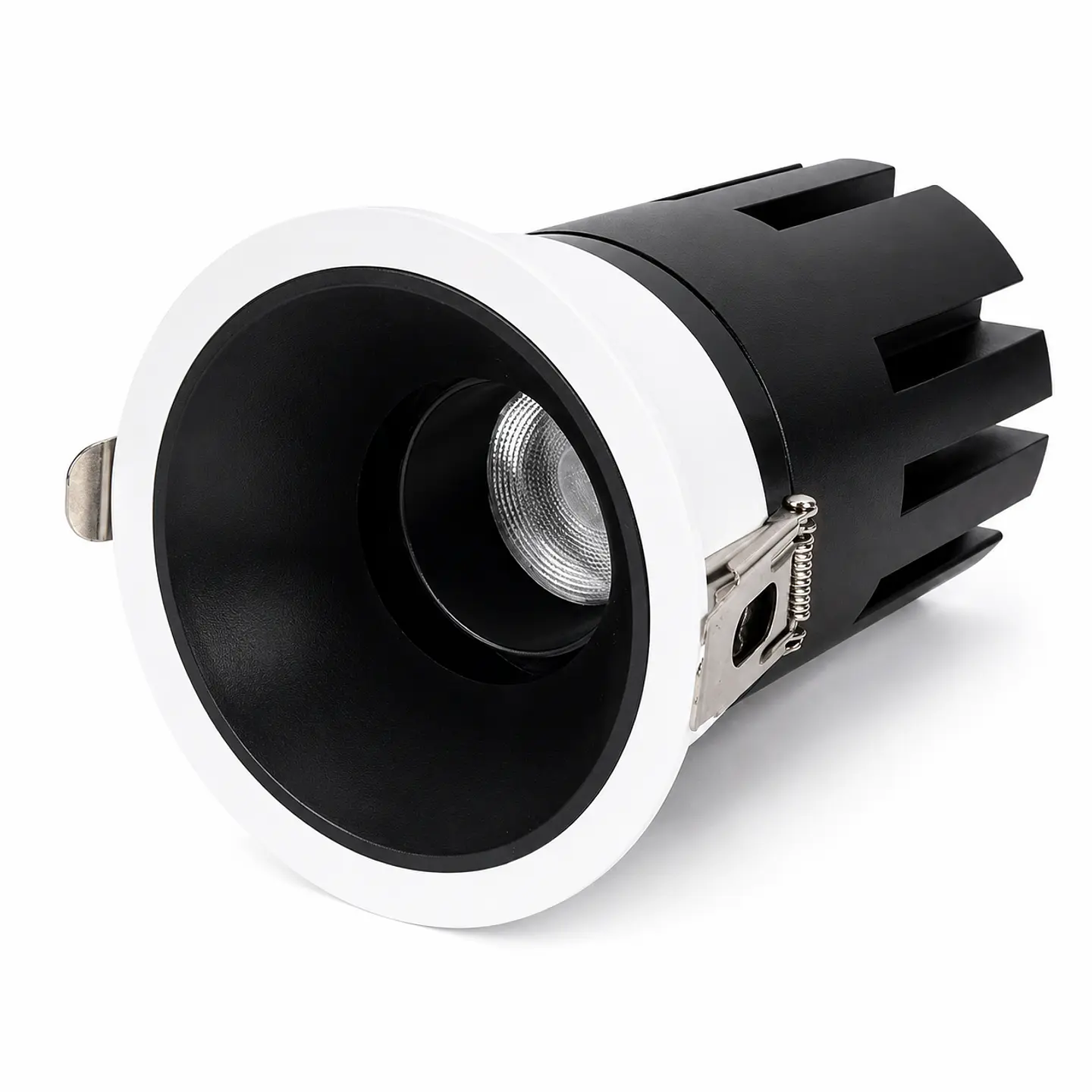 LuminÃ¡ria de encastrar LED de 10W, IP65, 90lm/W, recorte de 75mm, CCT (cor de luz ajustÃ¡vel) 1