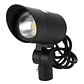 Foco de jardim LED COB de 24 W, 2160 lm, 2700 K, com ponta, 40.000 horas de vida Ãºtil, acabamento preto - Thumbnail 2