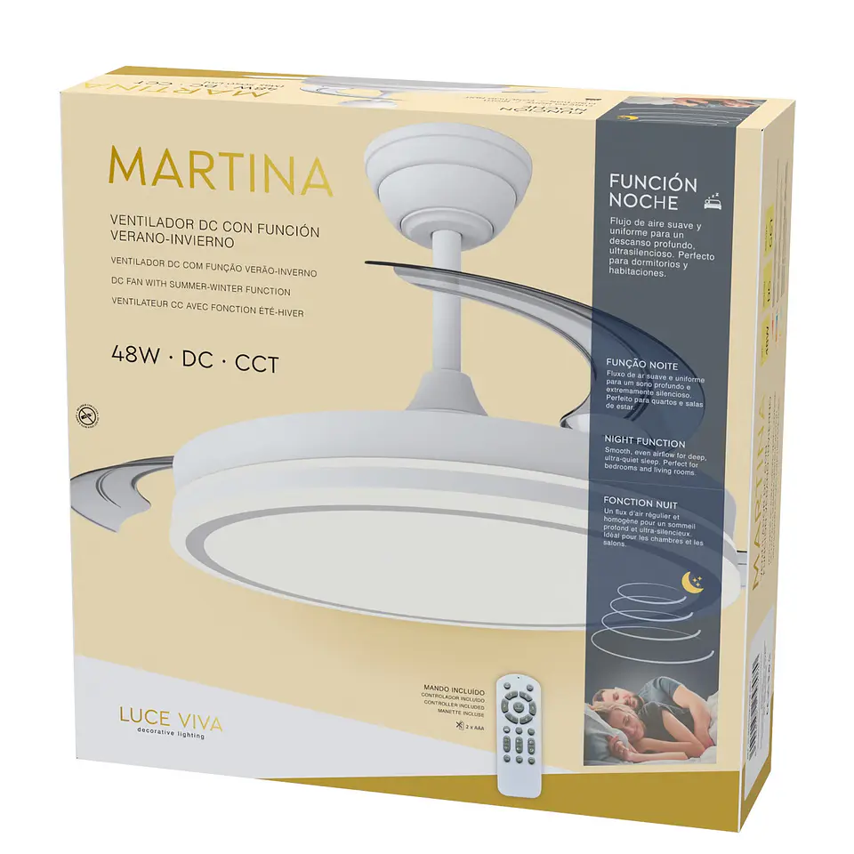 Pack com 36 ventiladores DC 