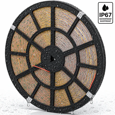 Fita LED COB 50M 12W/M 700Lm/M 6000K IP67 24VDC