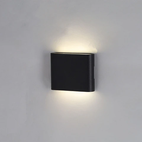 Aplique LED "Medford" 2x3W Preto [HO-WALL-27-2x3W-B-WW]