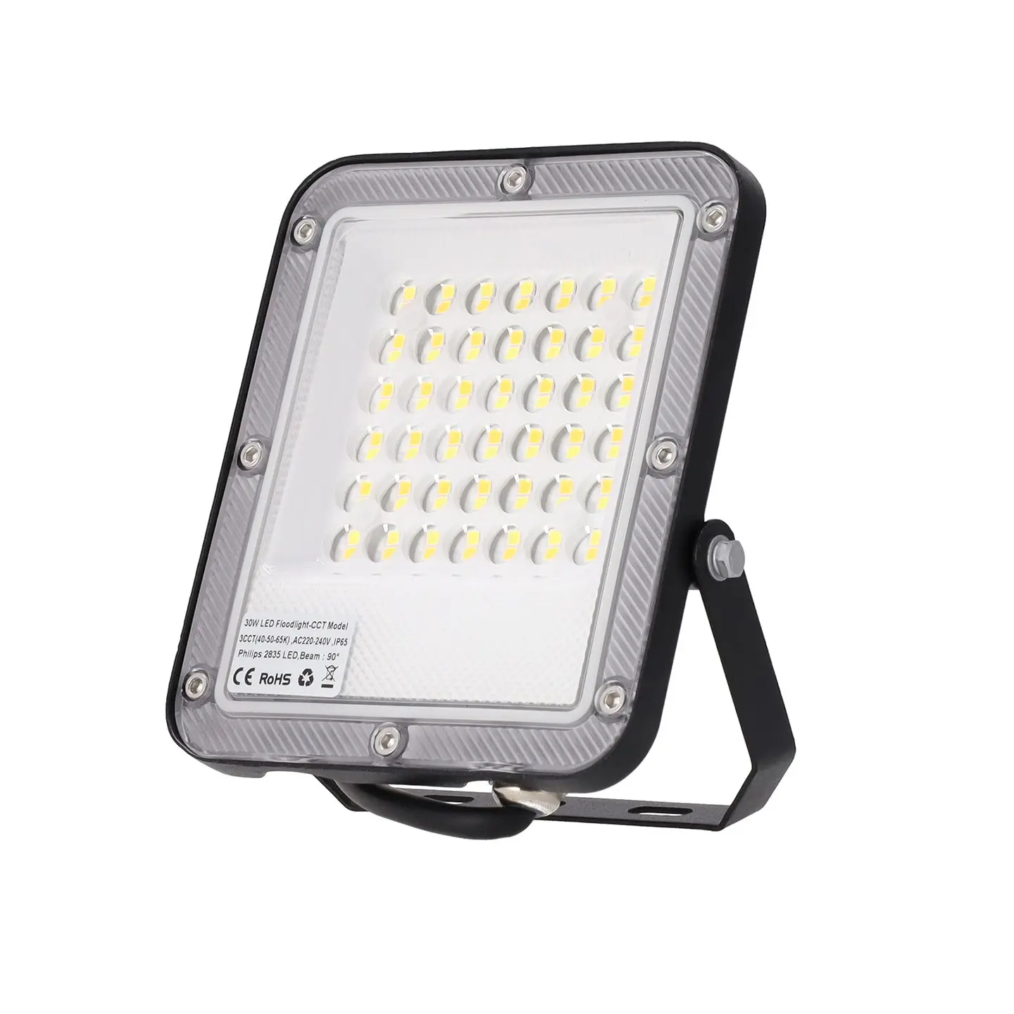 Projetor LED Spot 30W 110Lm/W 90Âº 220-240VAC IP65 CCT (Tom de Luz RegulÃ¡vel) 4000/5000/6500ÂºK 1