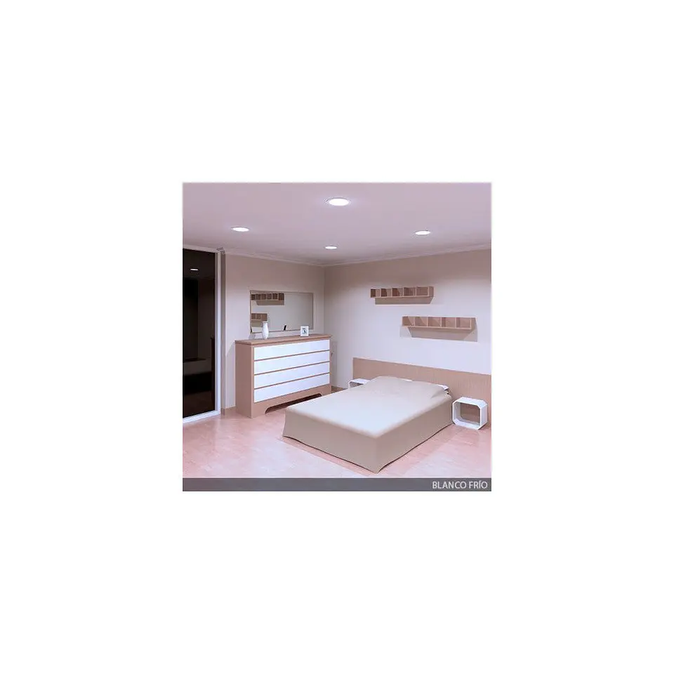 Pacote de 2 painÃ©is LED 20W 2000Lm 6000ÂºK Circular 40.000H [PE-1011P2-CW] 5