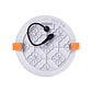 Placa LED 15W 1.177Lm 4200ÂºK Circular sem Moldura 40.000H [LUM-NSDL-R155-W] - Thumbnail 4