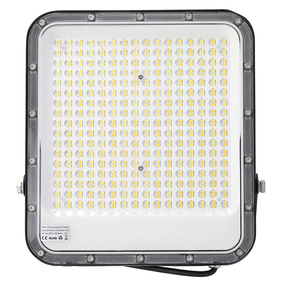 Refletor LED 200W 110Lm/W 90Âº 220-240VAC IP65 CCT (Tom de Luz RegulÃ¡vel) 4000/5000/6500ÂºK 3