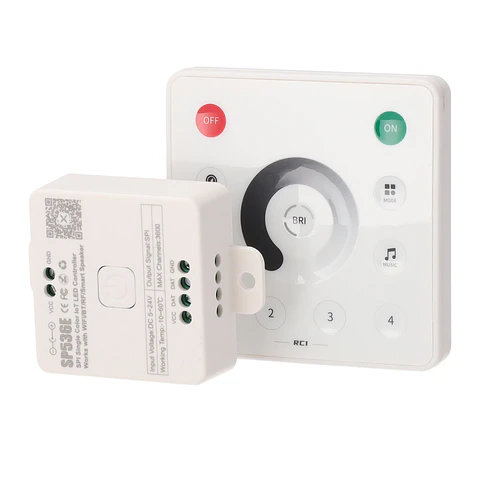Controlador para aplicativo digital de fita LED COB + controle remoto