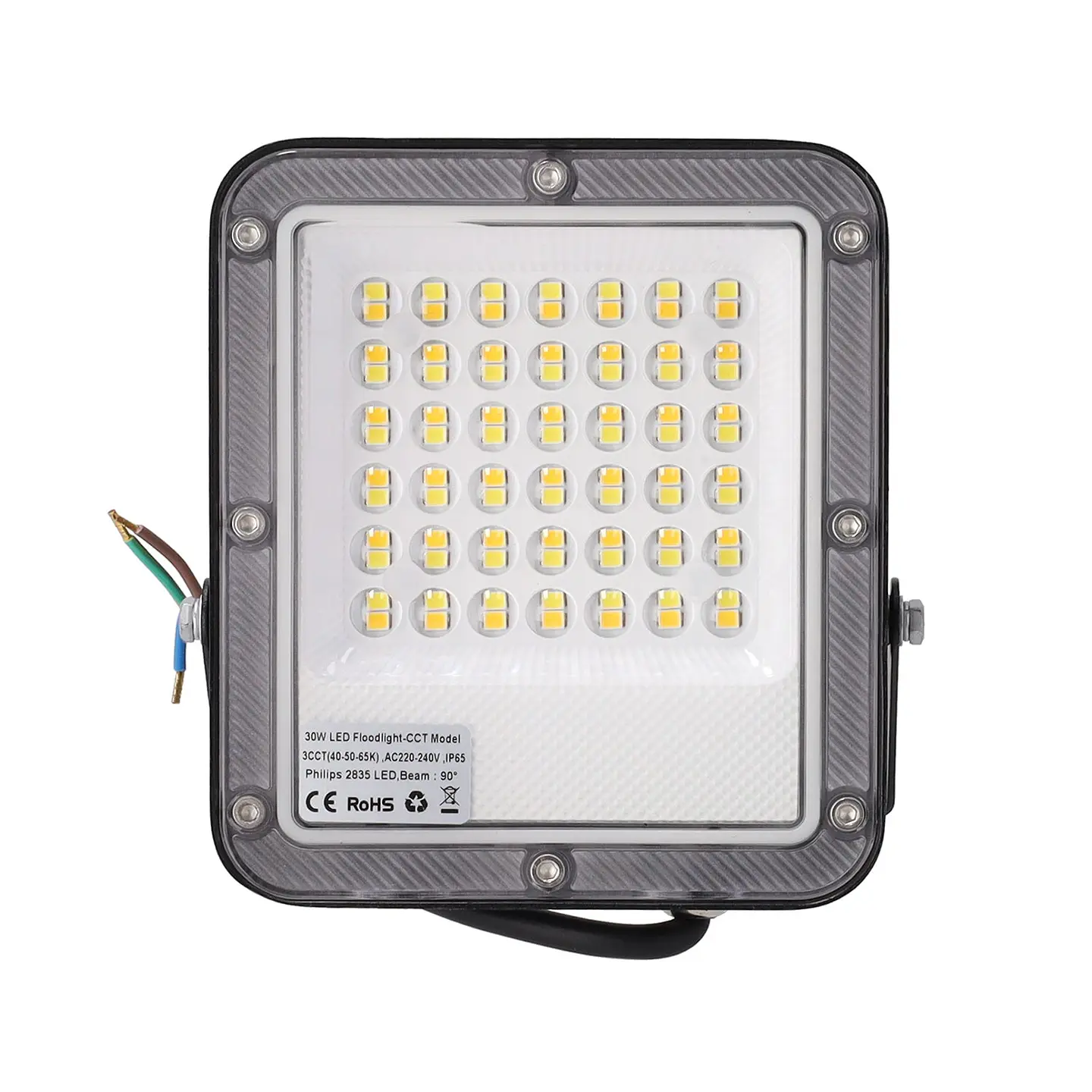 Projetor LED Spot 30W 110Lm/W 90Âº 220-240VAC IP65 CCT (Tom de Luz RegulÃ¡vel) 4000/5000/6500ÂºK 3