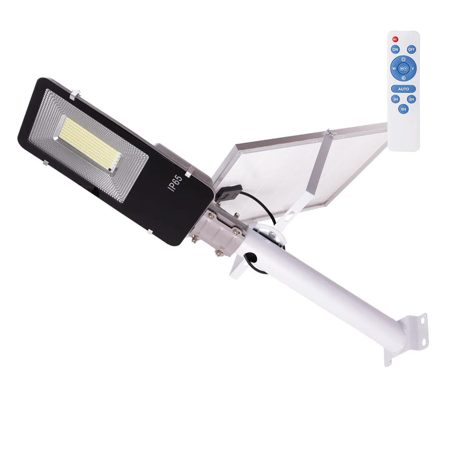 Luz de rua solar LED - controle remoto - Regulavel - painel: 6V 200W Bateria: 3,2V 20000MaH [HO-FAR-SOL-200W-WW] 1