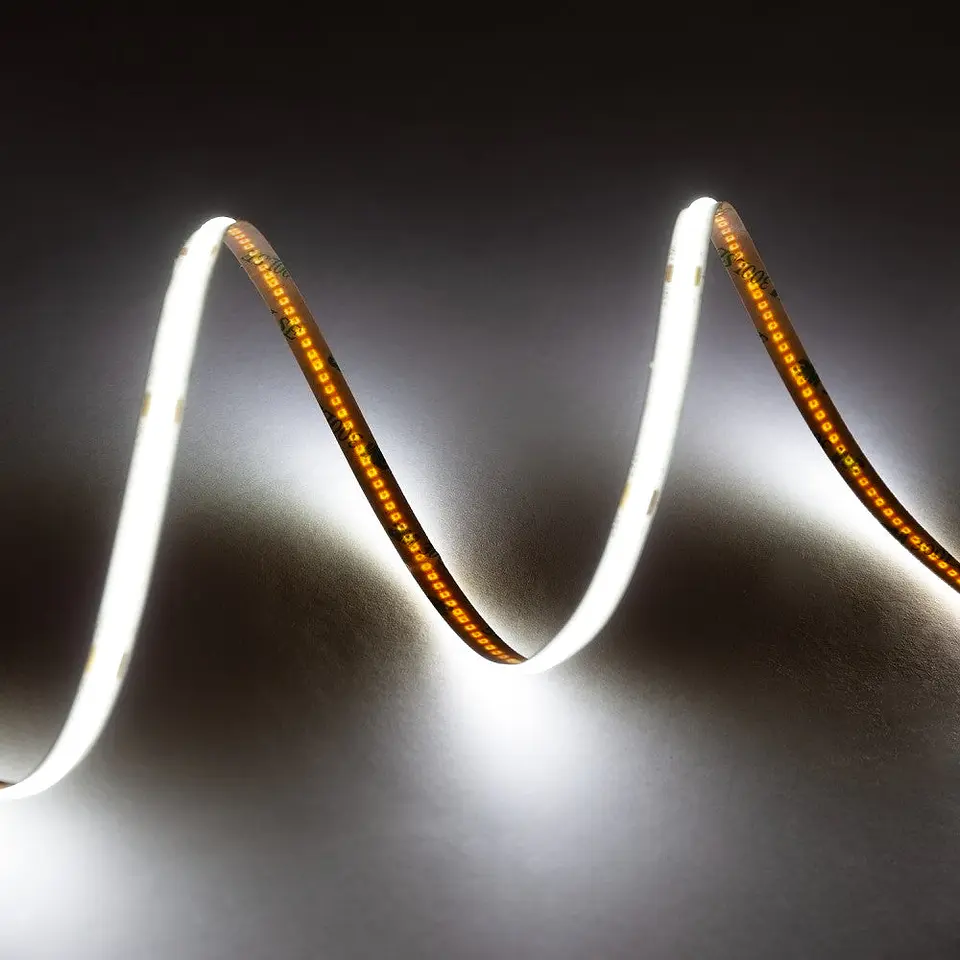 Fita LED COB 5M 12W/M 960Lm/M 4000ÂºK IP20 24VDC [SKY-FSLCOB-320L-8mm-W] 1