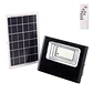 Holofote LED solar 45W 4000K Painel: 6V/6W Bateria: 3,2V/3000MaH Controle remoto [HO-SOLARFL-45W-01-W] - Thumbnail 1