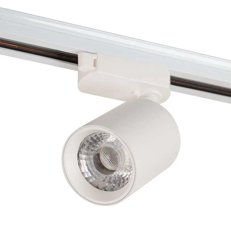 Foco MonofÃ¡sico de Trilha 10W COB AjustÃ¡vel Flicker Free Branco 2700ÂºK [1916-TL-10W-M-WW] 1
