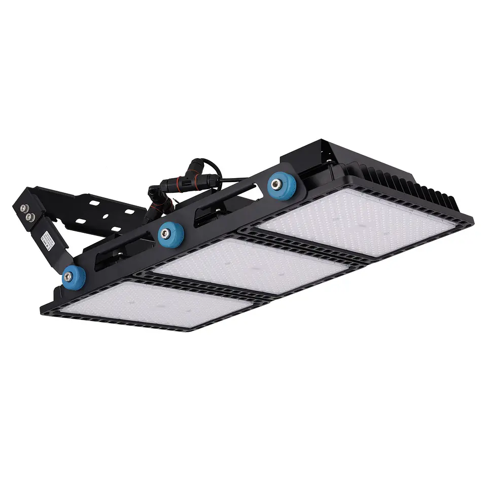 Projetor modular para estÃ¡dio 750W-160Lm/W Meanwell LED Philips 0-10V 90Âº 6000ÂºK IP65 100.000H 6