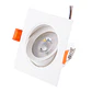 Foco Downlight LED 7W 630Lm 6000ÂºK Retangular InclinÃ¡vel 40.000H [HO-DLPL-CUAD-7W-CW] - Thumbnail 1