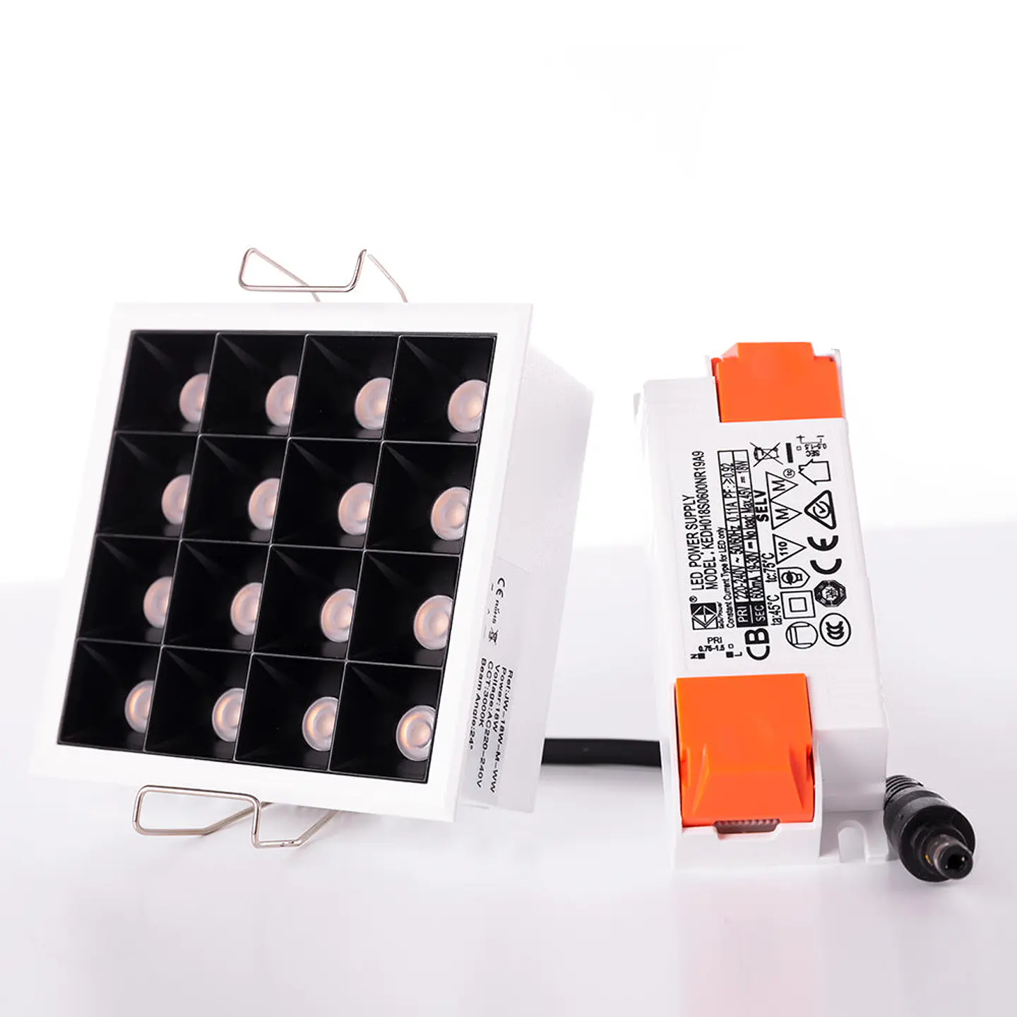 Foco Downlight LED 15W 1.147,5Lm 4200ÂºK Retangular PRO SMD3030 40.000H [JW-18W-MW] 5