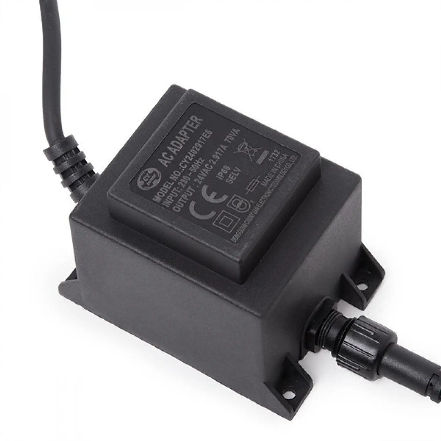 Transformador LED 70W 230Vac/24Vac Submersimvel Ip68 1