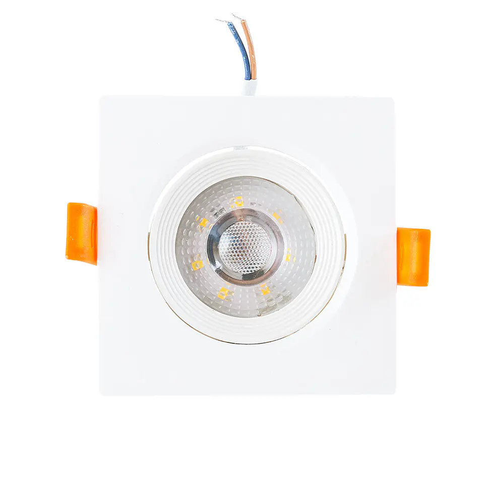 Foco Downlight LED 7W 630Lm 4200ÂºK Retangular InclinÃ¡vel 40.000H [HO-DLPL-CUAD-7W-W] 4