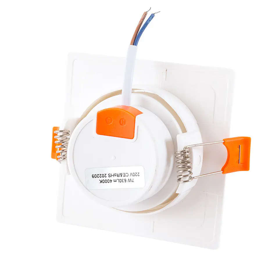 Foco Downlight LED 7W 630Lm 6000ÂºK Retangular InclinÃ¡vel 40.000H [HO-DLPL-CUAD-7W-CW] 5