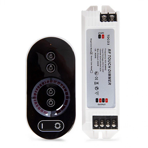 Controlador-Dimmer TÃ¡til Tira LED Led Cor Asnica 12-24Vdc â–º 144/288W
