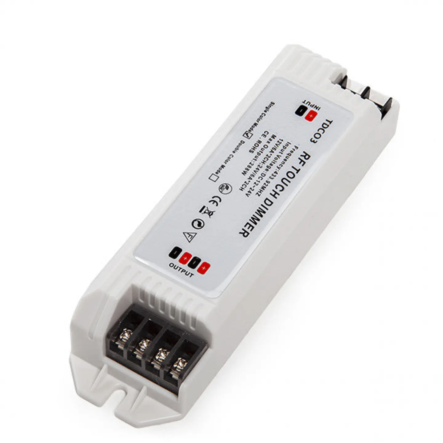 Controlador-Dimmer TÃ¡tilÂ Tira LED Led Cor Ãšnica 12-24Vdc â–º 144/288W 2