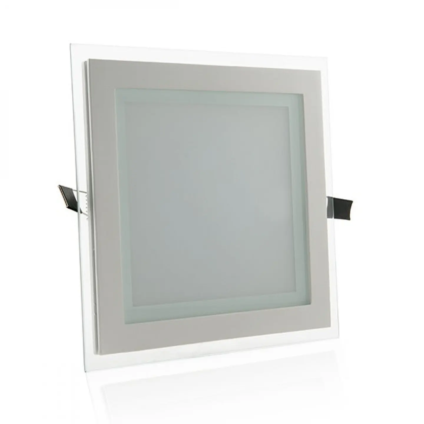 Downlight LED 18W 1800Lm 2700ÂºK Quadrado Vidro 40.000H [HO-MB02-18W-WW] 1