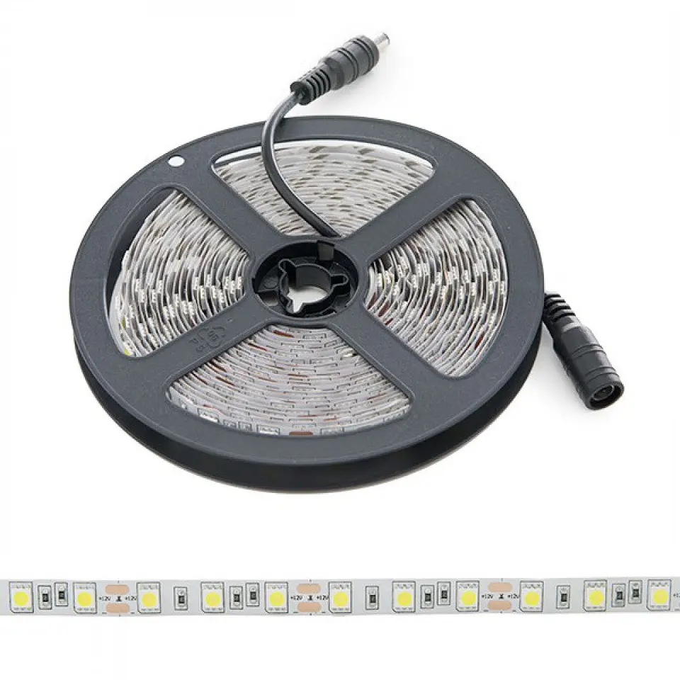 Faixa de 300 LEDs 72W 4.200Lm SMD5050 12VDC x5M 40.000H [PL219009G]-Verde 1