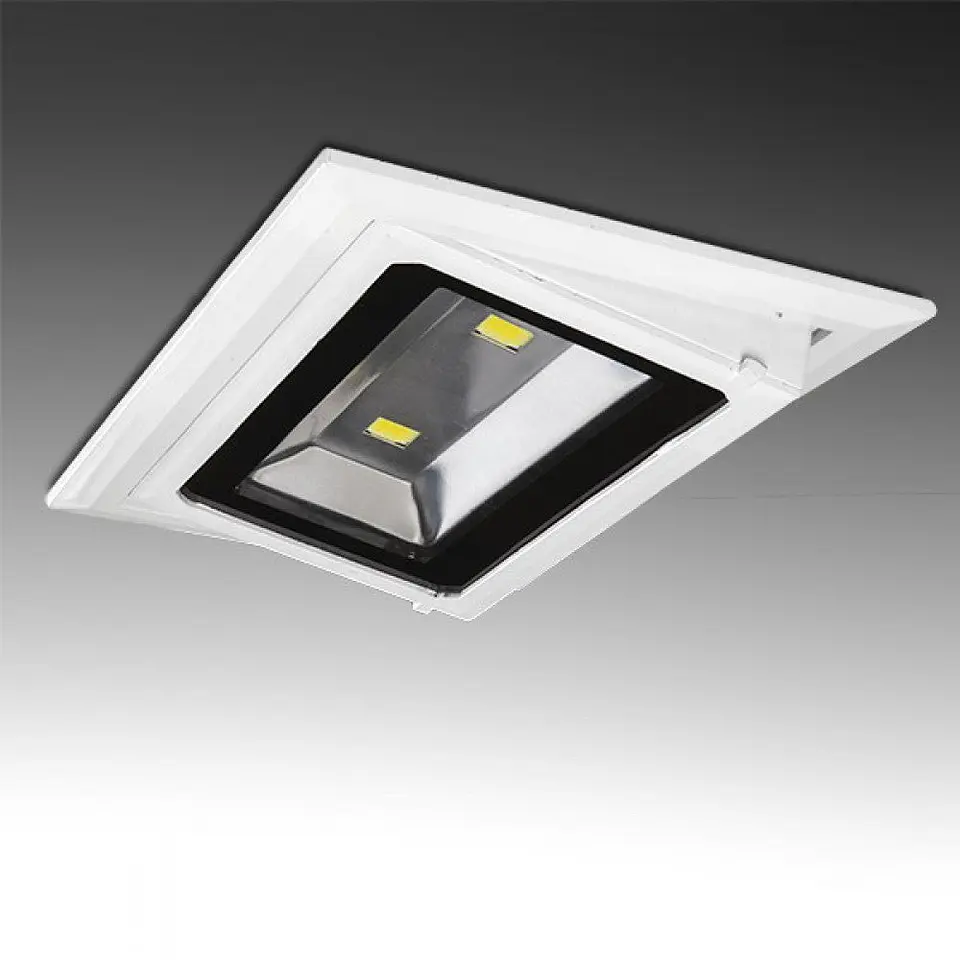 Foco Downlight LED 20W 1.800Lm 6000ÂºK Retangular InclinÃ¡vel 40.000H [HO-DRECTBAS-20W-CW] 2