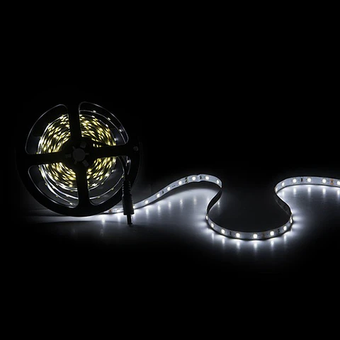 Faixa de 300 LEDs 40W 3760Lm CRI85 2700ºK SMD2835 24VDC IP20 x5M 40.000H [GR-RDT2835-60-24-WW]-Branco Quente