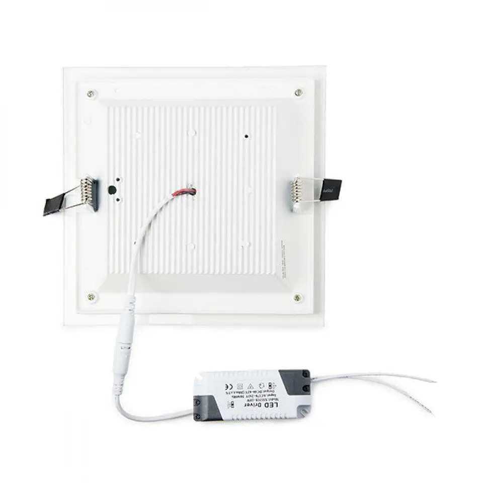 Downlight LED 18W 1800Lm 6000ÂºK Quadrado Vidro 40.000H [HO-MB02-18W-CW] 5
