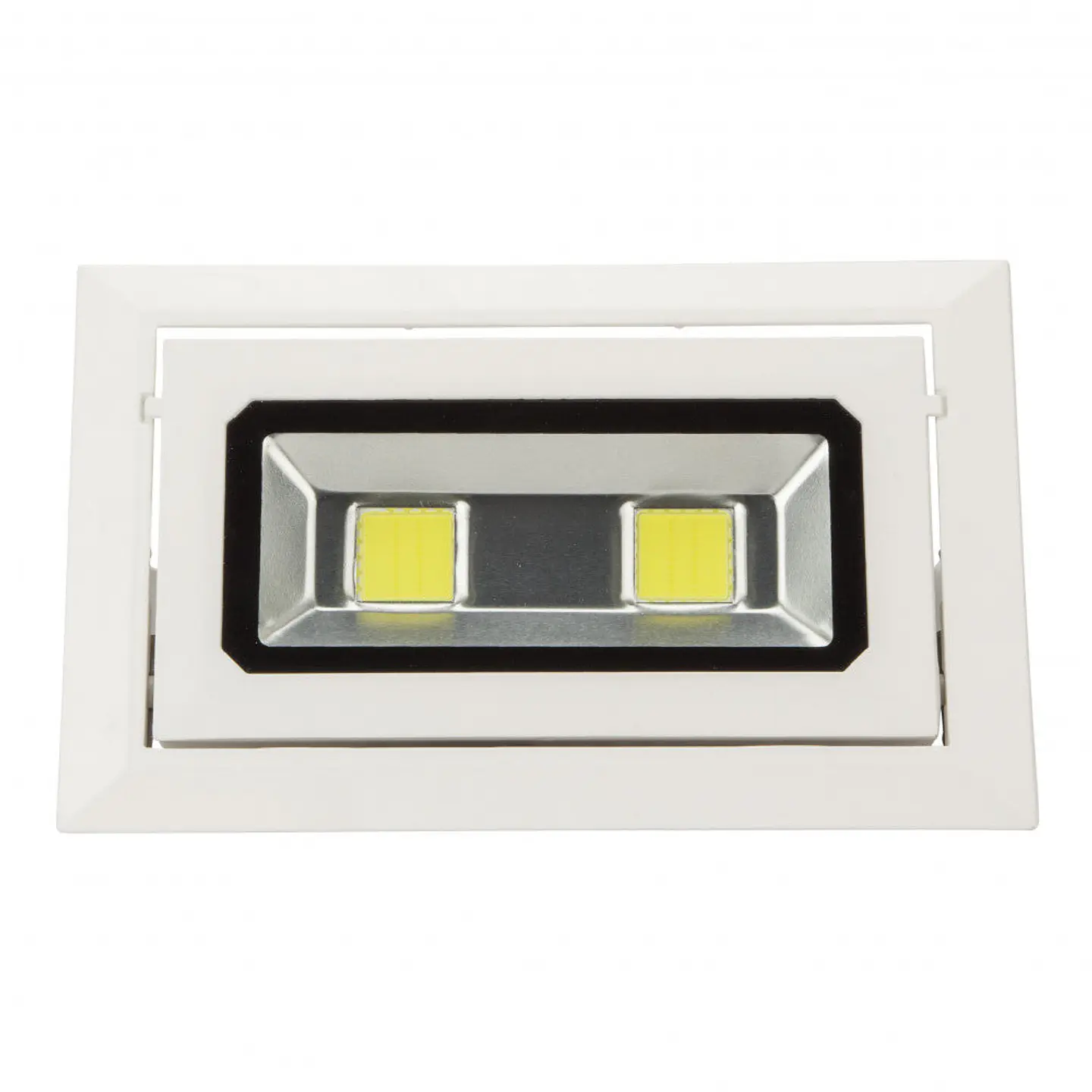 Foco Downlight LED 40W 3.600Lm 6000ÂºK Retangular InclinÃ¡vel 40.000H [WR-RECTBAS-40W-CW] 3