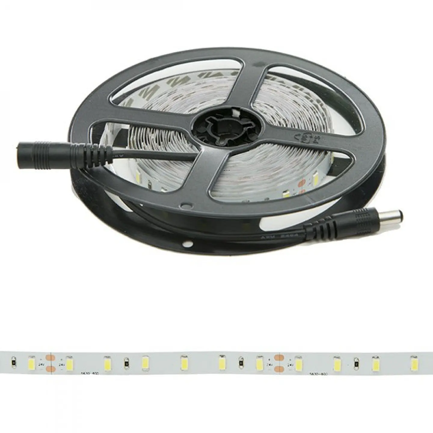 Faixa de 300 LEDs 40W 4.000Lm CRI85 6000ÂºK SMD2835 24VDC IP20 x5M 40.000H [GR-RDT2835-60-24-CW]-Branco Frio 4