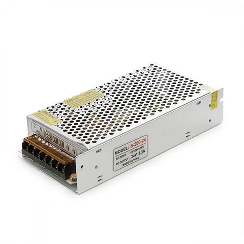 Transformador LED 200W 24VDC 6,5A IP20