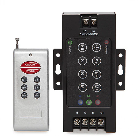 Controlador Rgb Rf 24Vdc â–º 576W Controle Controlo Remoto