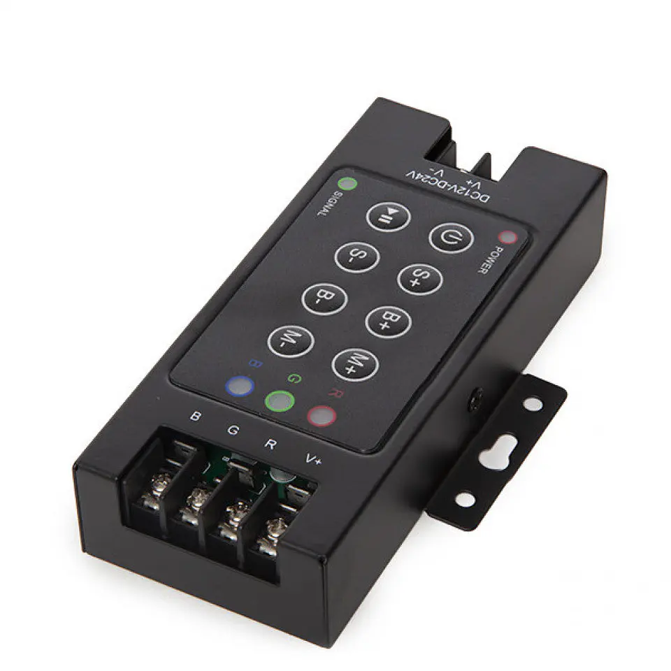 Controlador Rgb Rf 24Vdc â–º 576W Controle Controlo Remoto 2