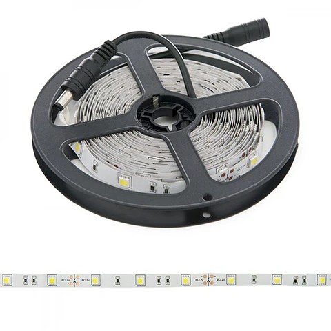 Faixa de 150 LEDs 36W 1974Lm CRI85 2700ºK SMD5050 12VDC x5M 40.000H [PL219007WW]-Branco Quente