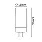 Lampada LED Asalite G4 2W 220Lm 3000K IP20 [ASAL-0097] - Thumbnail 3