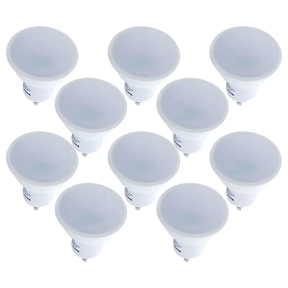 Pacote de 10 LÃ¢mpadas LED GU10 7W 486Lm 2700ÂºK 10 40.000H [SKY-GU10-7W-WW-PK10-AP] 3