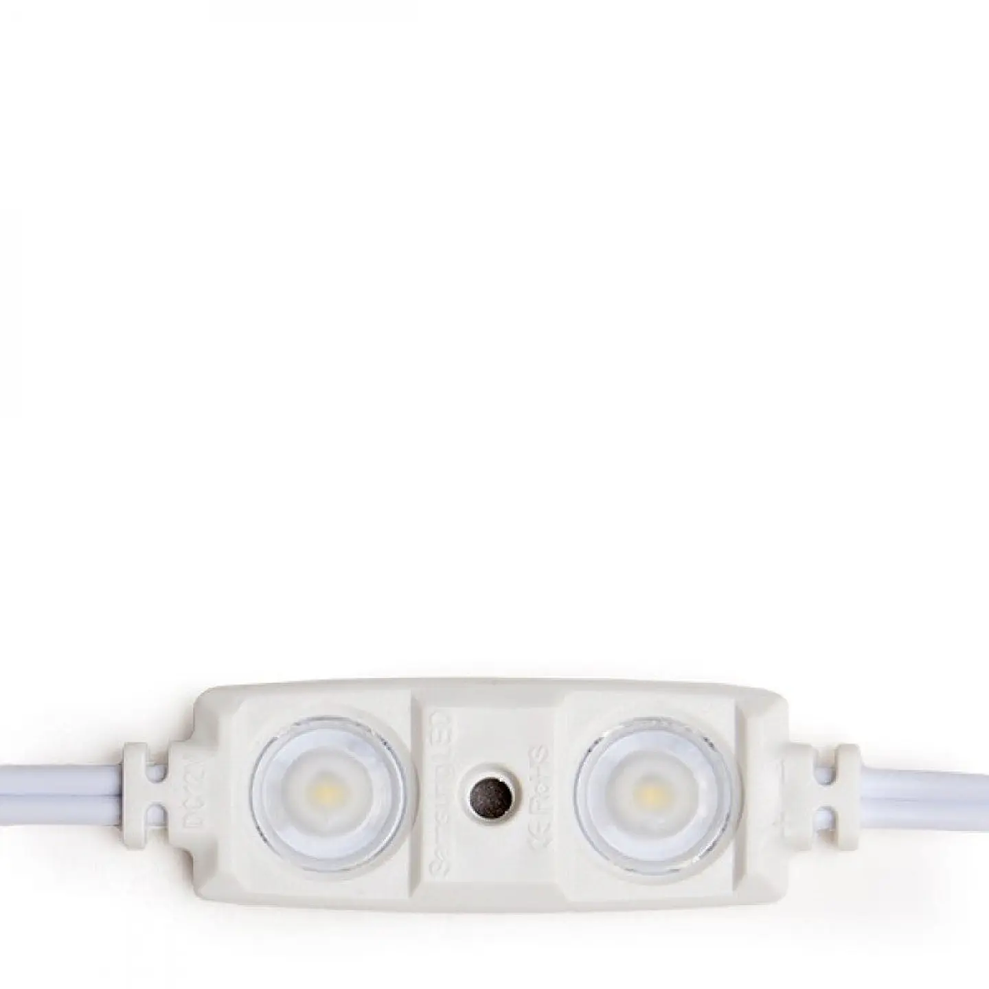 MÃ³dulo 1.2W 70Lm 6000ÂºK 2 LEDs PRO 5630 Injetado IP67 Ã“ptico 50.000H [RA-BL-5630W02-LENS-R-CW] 2