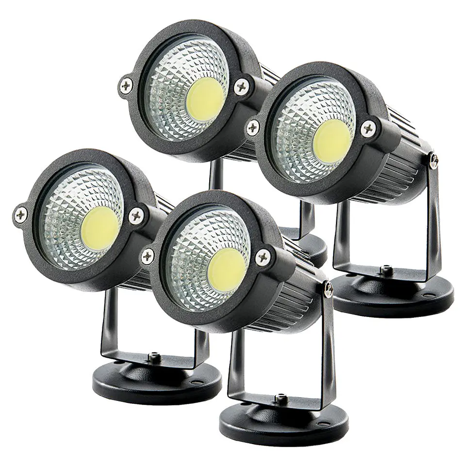 Pacote de 4 Focos LED para Jardim 5W 421Lm 2700ÂºK 40.000H [SL-SL-C12-5W-WW-PK4-AP] 3