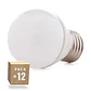 Pack de 12 Lampadas LED 2835SMD E27 5W 410Lm 40.000H - Thumbnail 1