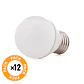 Pack de 12 Lampadas LED 2835SMD E27 5W 410Lm 40.000H - Thumbnail 2