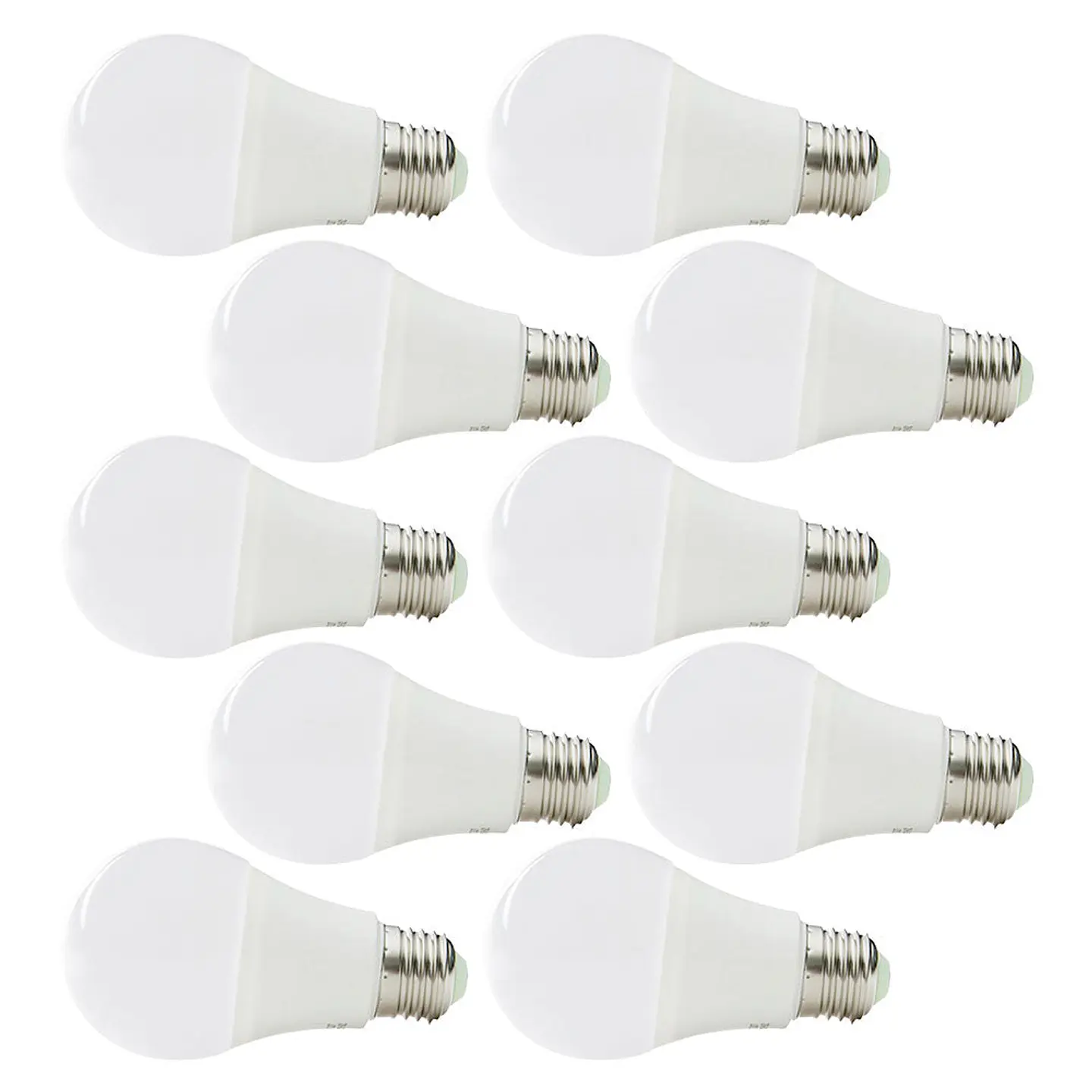 Pack de 10 LÃ¢mpadas LED EsfÃ©ricas AlumÃ­nio/PC E27 9W 810Lm 40.000H 3