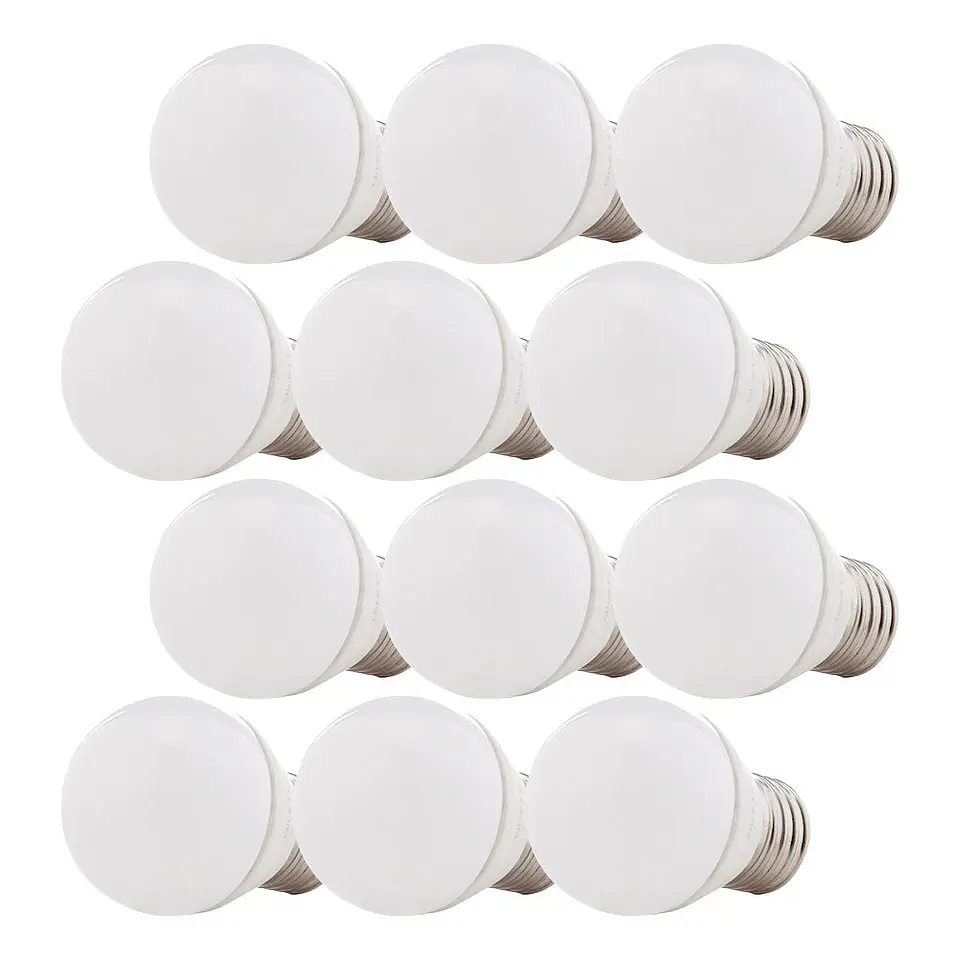 Pack de 12 Lampadas LED 2835SMD E27 5W 410Lm 40.000H 3