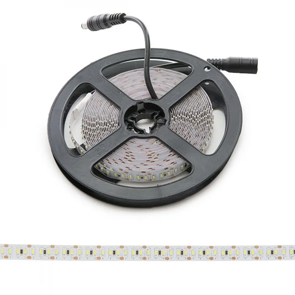 Faixa de 204 LEDs/M 60W 5.000Lm CRI85 6000ÂºK SMD3014 12VDC IP20 x5M 40.000H [CA-3014-204-12W-IP20-CW]-Branco Frio 2