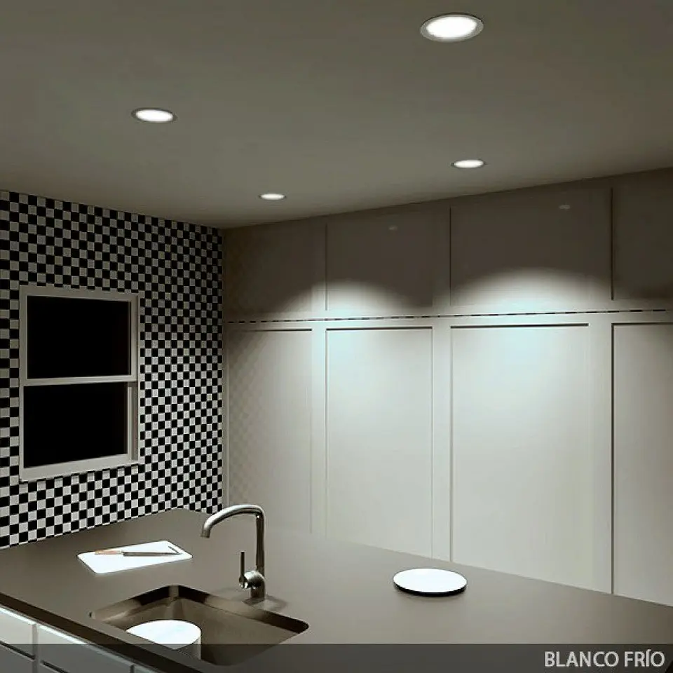 Foco Downlight LED 18W 1.620Lm 6000ÂºK IP65 Banheiros/Cozinhas 50.000H [SL-DLFS06-18W-CW] 7