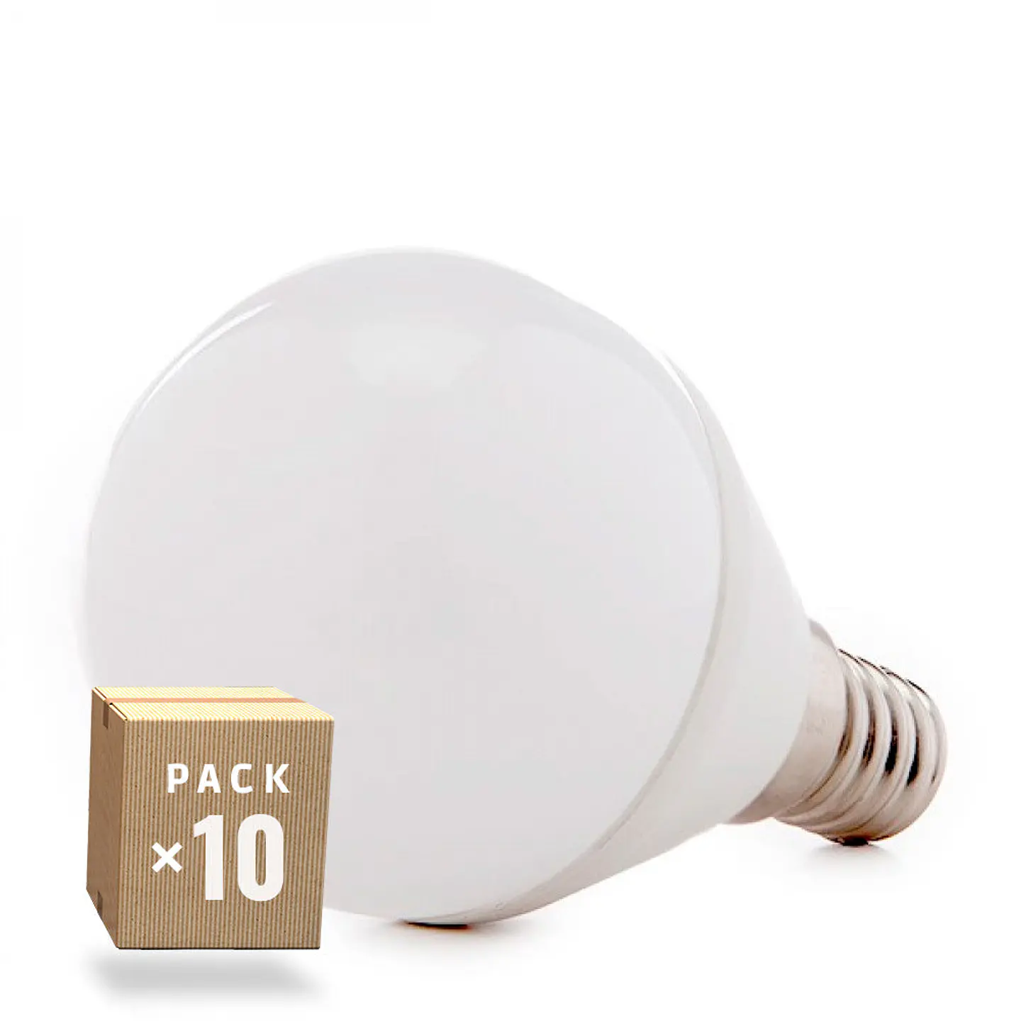 Pack de 10 LÃ‚MPADAS LED 2835SMD E14 5W 410Lm 40.000H 1