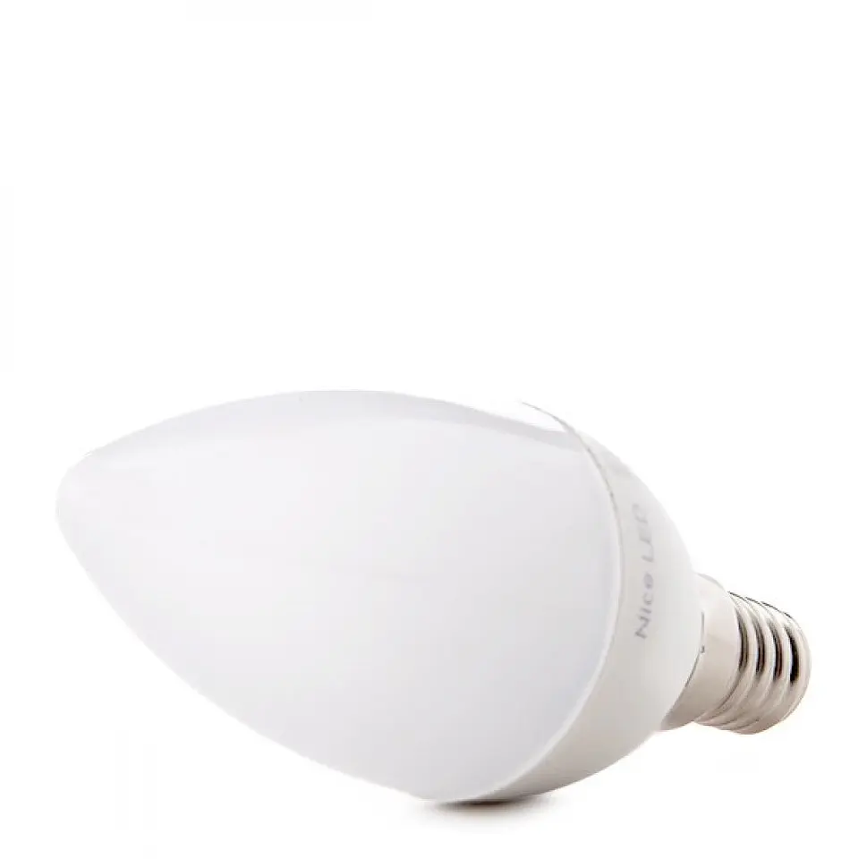 Pacote de 10 Lampadas Vela LED 2835SMD E14 5W 410Lm 40.000H 4