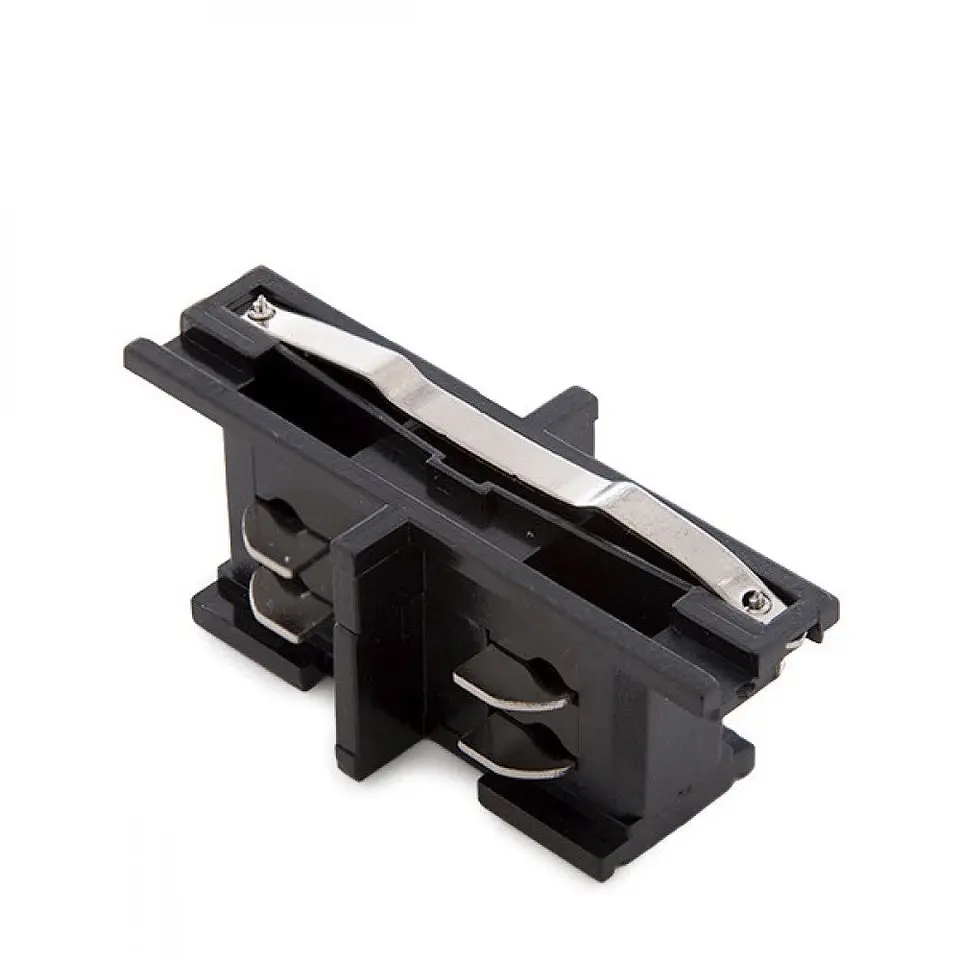 Trilha de 3 Fases de Conector Em Linha Reta Preto 1